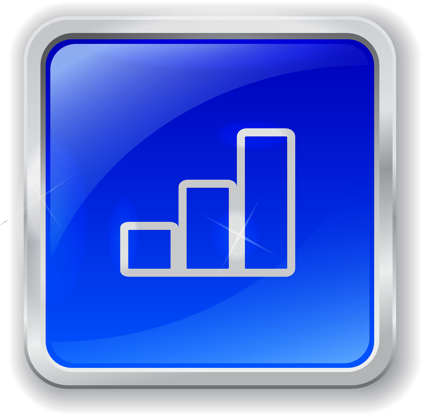 bigstock-Graph-Icon-On-Blue-Button-46279843