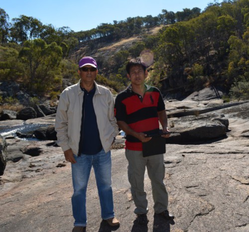 Thai Clients on farm Victoria, Australia